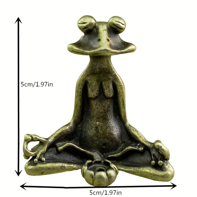 1pc, Antique Frog Incense Holder - Burner for Home Decor and Meditation