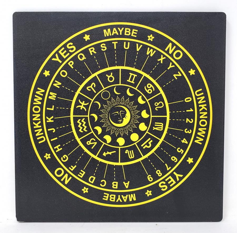 Zodiac Sign Pendulum / Altar Board 8"