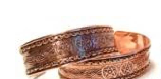 Copper celtic knot braclet