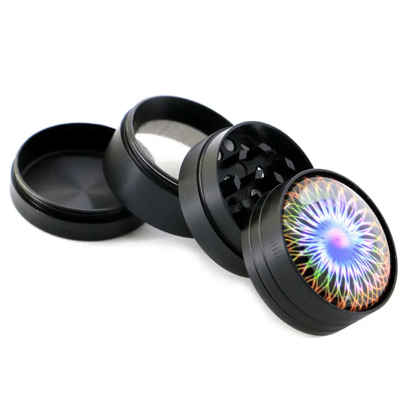 1pc, Grinder, Herb Grinder, 4-Layer Tobacco Grinder, Creative Grinder, Metal Grinder For Kitchen, Spice Grinders, Multifunctional Spice Crusher, Smoking Accessaries