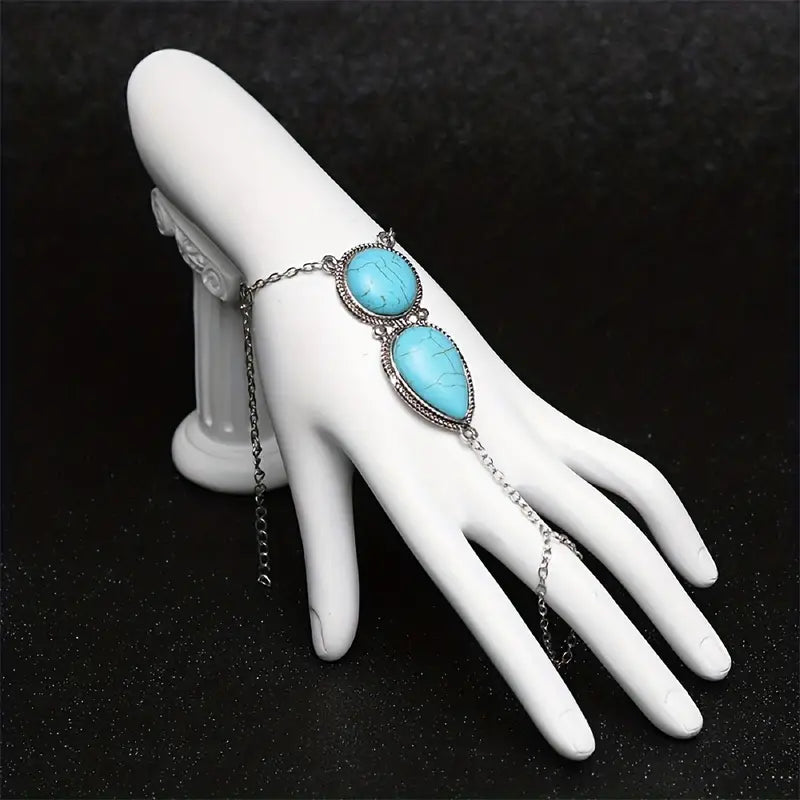Bohemian Turquoise Color Bracelet Boho Hippie