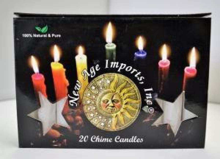 WHITE 4" Chime Candles