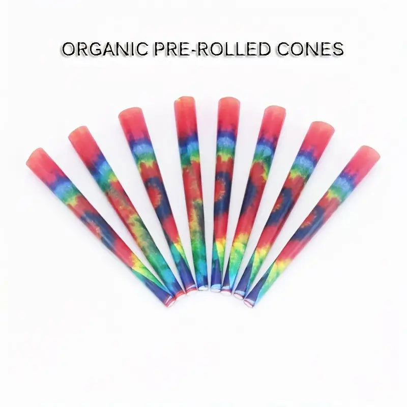 1 PC TIE DYE King Size Pre Rolled Cones, King Size Rolling Papers, Colorful Rolling Papers Slow Burning 110mm/4.3in