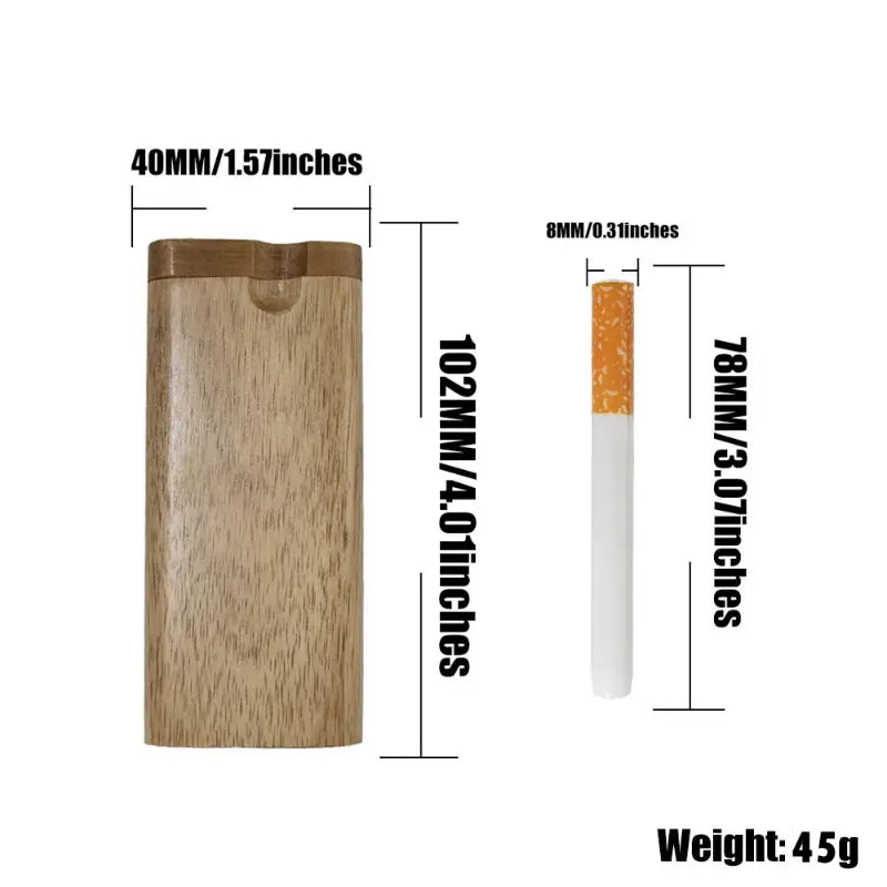 1pc, WOOD Pipe Cigarette Case Set Wooden Cigarette Case, Tobacco Pipe Accessories, Tobacco Accessories, Smoking Accessories