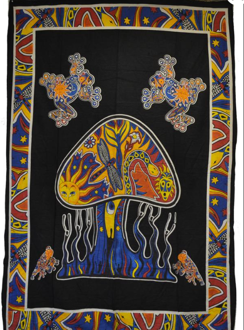Mushroom Tapestry Mult Color