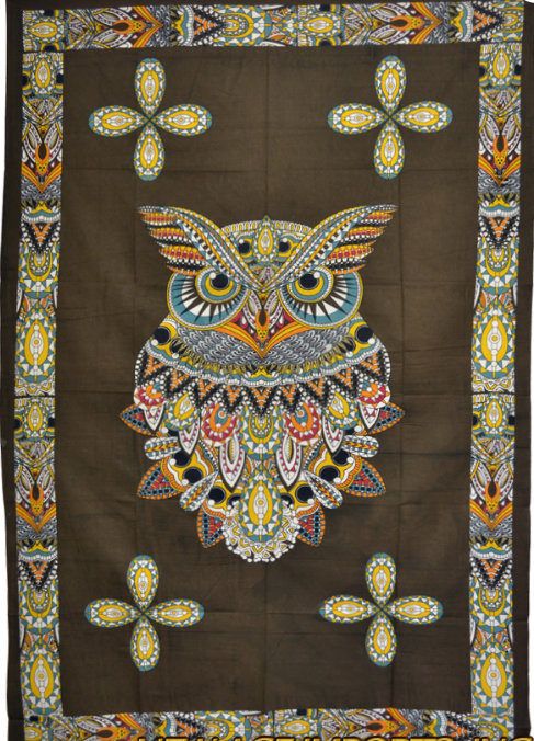 Owl Tapestry 54x86"