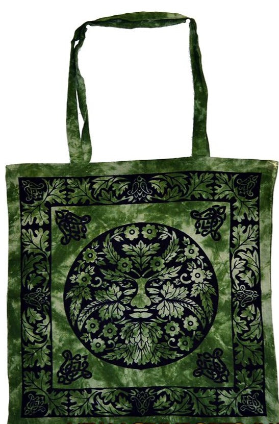 Green Man Tote bag 18x18