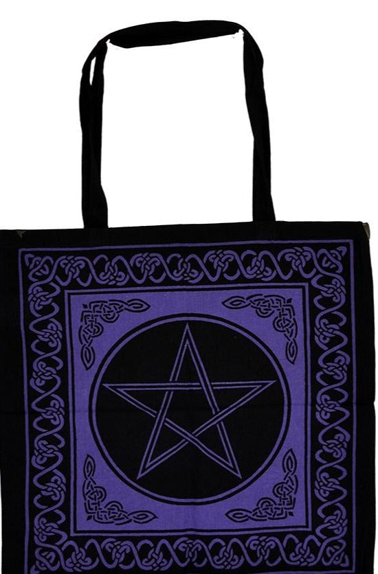Pentacle printed Tote Bag 18x18"