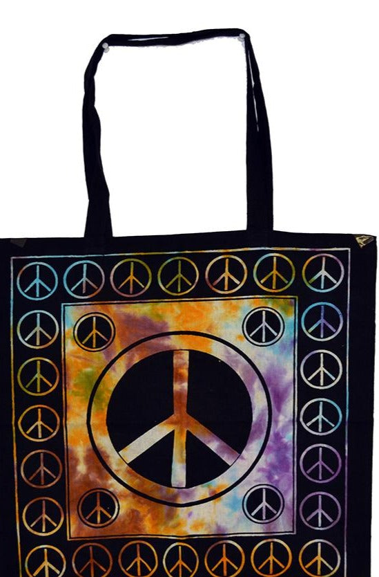 Peace Sign Tote Bag