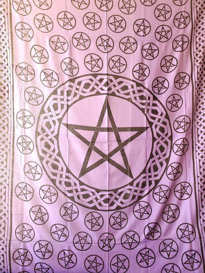 Pentagram printed Tapestry