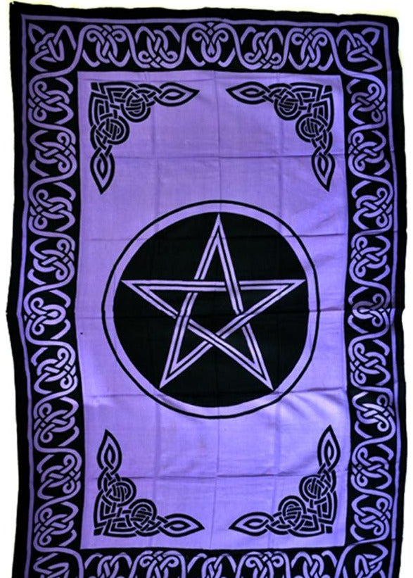 Pentagram printed Tapestry,