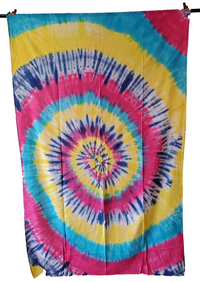 Tie Dye Color Tapestry 54x86"