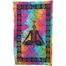 Seven Chakra Tapestry Tie Dye