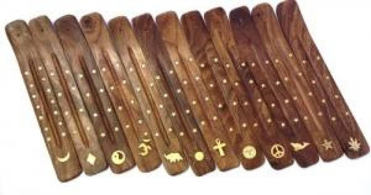 Assorted Wood Ash Catcher 10"L