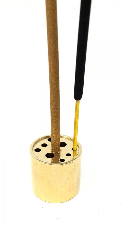 9 Hole - Brass Incense Holder