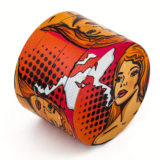 1 Set, Spice Grinder, Cartoon Spice Grinder, Tobacco Grinder, Creative Spice Grinder, Metal Grinder For Kitchen, Multifunctional Spice Crusher, Kitchen Gadgets, Kitchen Supplies, 2inch/5.08cm