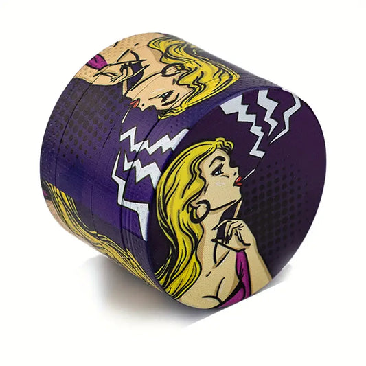 1 Set, Spice Grinder, Cartoon Tobacco Grinder, Creative Spice Grinder, Metal Grinder For Kitchen, Multifunctional Spice Crusher, Kitchen Gadgets, Kitchen Supplies, 2inch/5.08cm