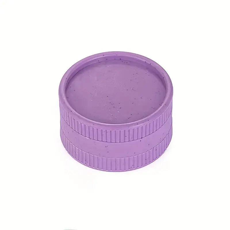 1pc, Purple Herb Grinder, Multi-color Tobacco Grinder, Creative Double-layer Grinder, Degradable Grinder For Kitchen, Spice Grinders, Multifunctional Spice Crusher, Kitchen Gadgets, Kitchen Supplies, 2.17in/5.5cm