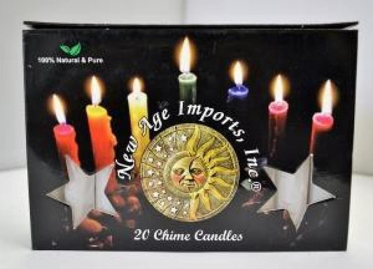 WHITE 4" Chime Candles