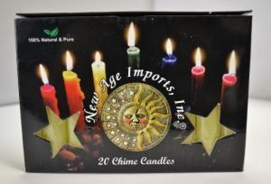 YELLOW 4" Chime Candles