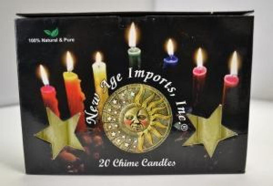 YELLOW 4" Chime Candles