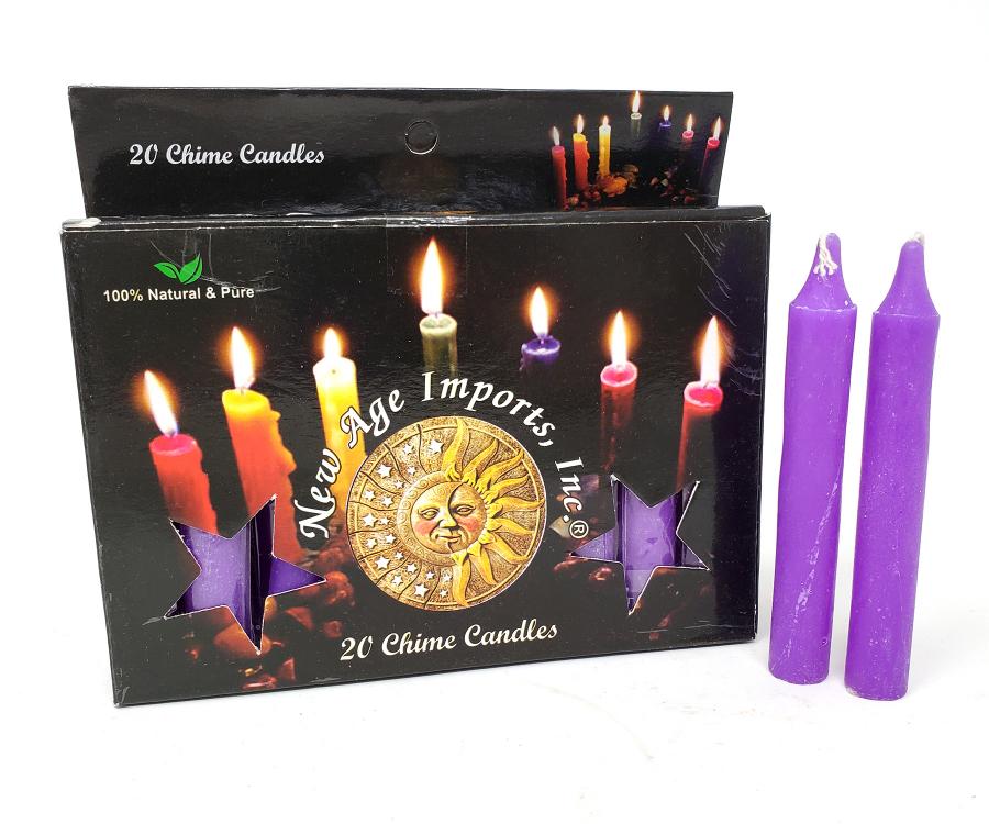 Purple 4" Chime Candles