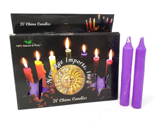 Purple 4" Chime Candles