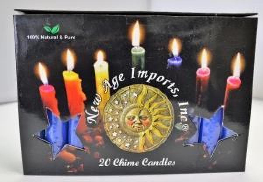 BLUE 4" Chime Candles