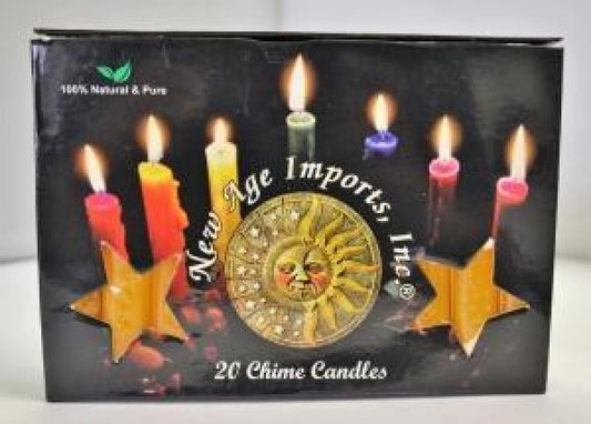 ORANGE 4" Chime Candles