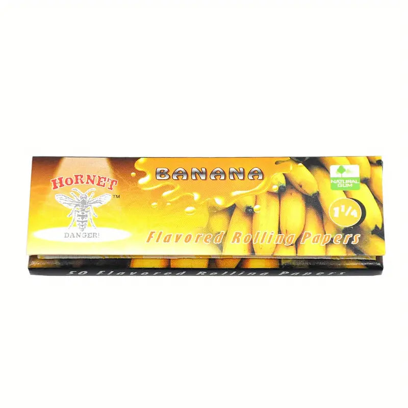 BANANA Rolling Papers Tobacco Cigarette Rolling Paper 50 Leaves Per Booklets Smoking Accessories