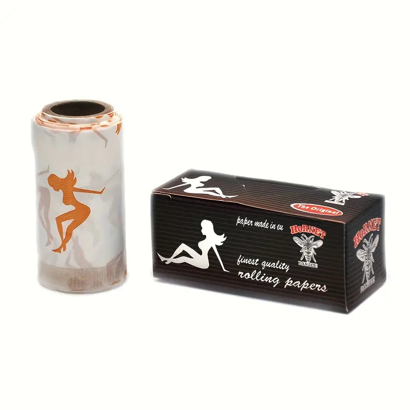 Cigarette Paper, 196.85 Inch Per Roll, Self-control Length With WOMAN Design Cigarette Paper, Rolling Paper, Cigarette Rolling Paper, Smoking Accessories