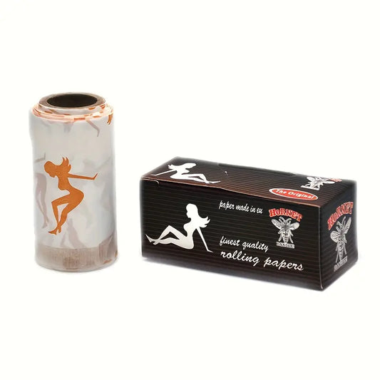 Cigarette Paper, 196.85 Inch Per Roll, Self-control Length With WOMAN Design Cigarette Paper, Rolling Paper, Cigarette Rolling Paper, Smoking Accessories