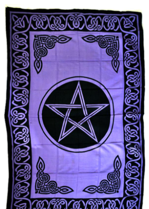 Pentagram printed Tapestry