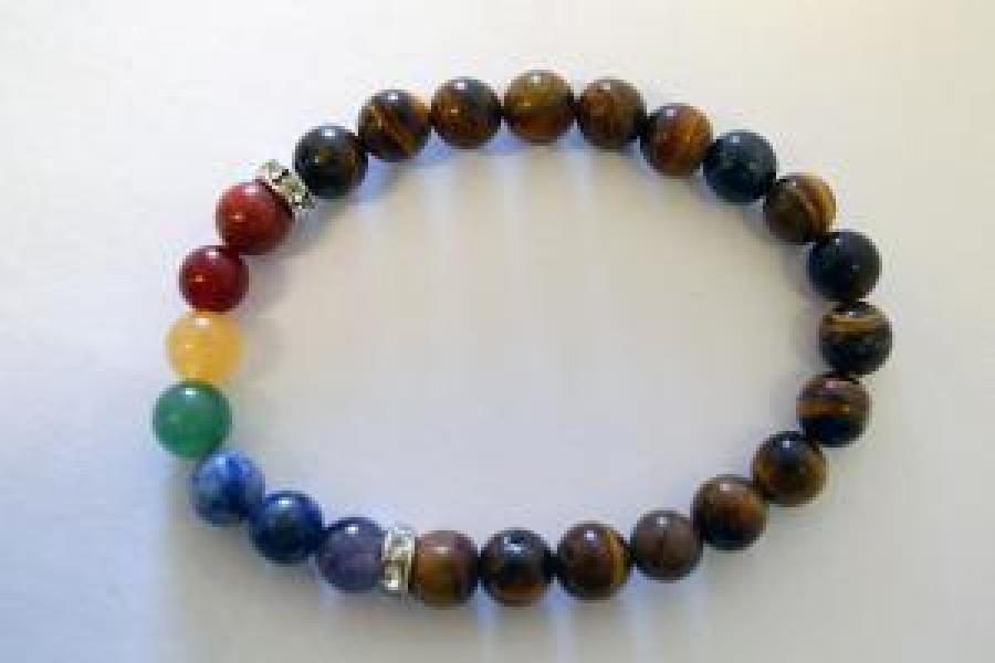 \Tiger Eye (Solar Chakra ) Bracelet w/ Velvet Bag