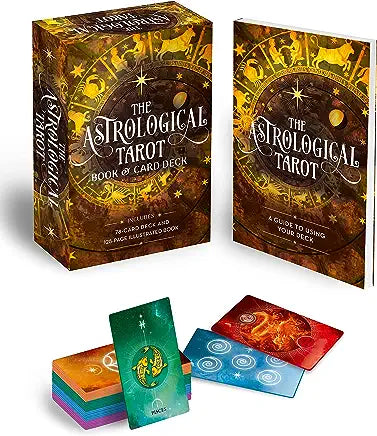The Astrological Tarot 128 Page Illustrated Book & Card Deck - NEW - Divination