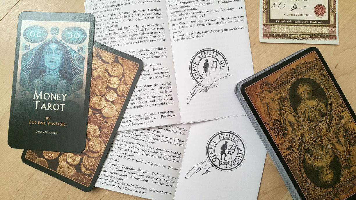 Money Tarot Cards - by Eugene Vinitski - NEW! Divination - Oracle