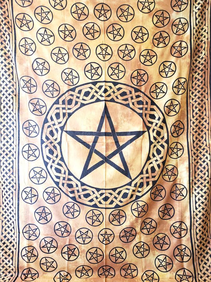 Pentagram printed Tapestry