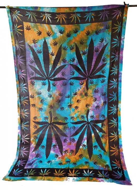 Marijuana Leaf printed Tapestry