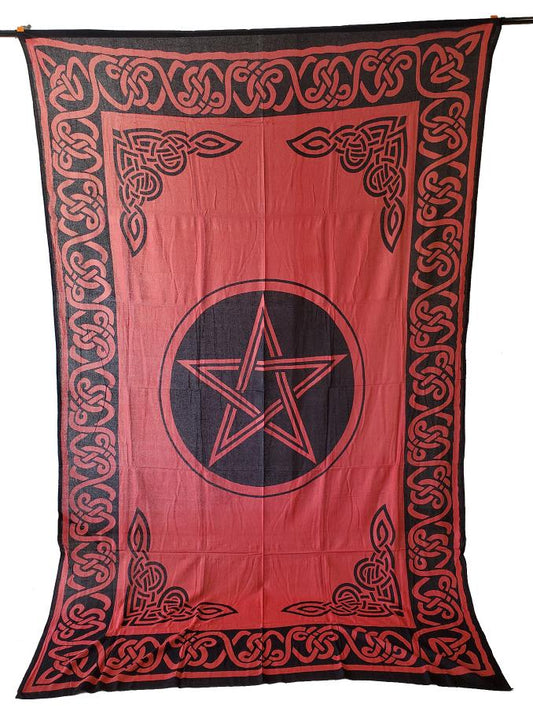 Pentagram printed Tapestry,