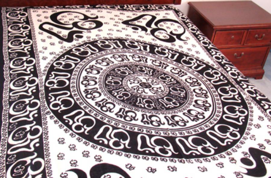 Knot Mandala Black/white