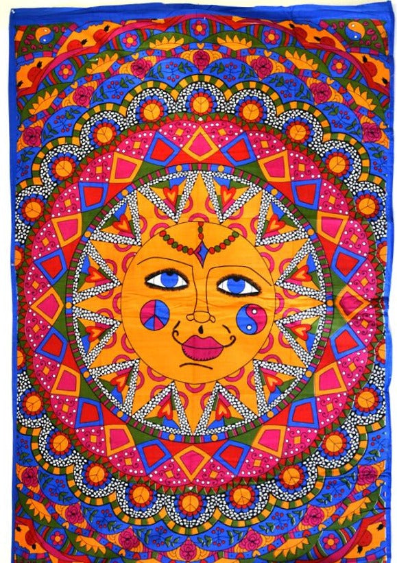 SUN Tapestry Mult Color 54x86"